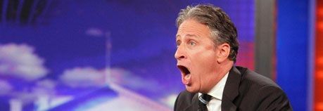Jon Stewart takes a break from the Daily show