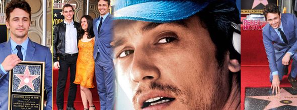 James Franco Appears on the Star Walk of Fame