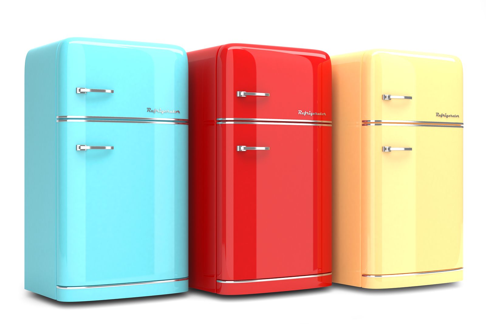 Colored retro Refrigerators Colored retro Refrigerators