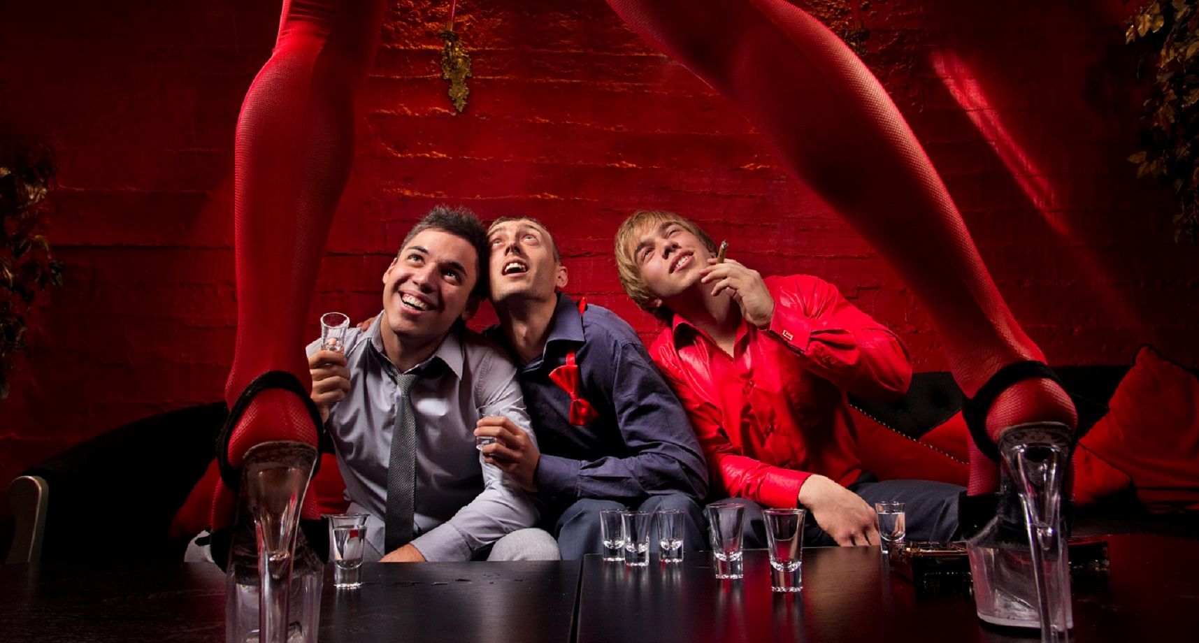 Orgy In Male Strip Club
