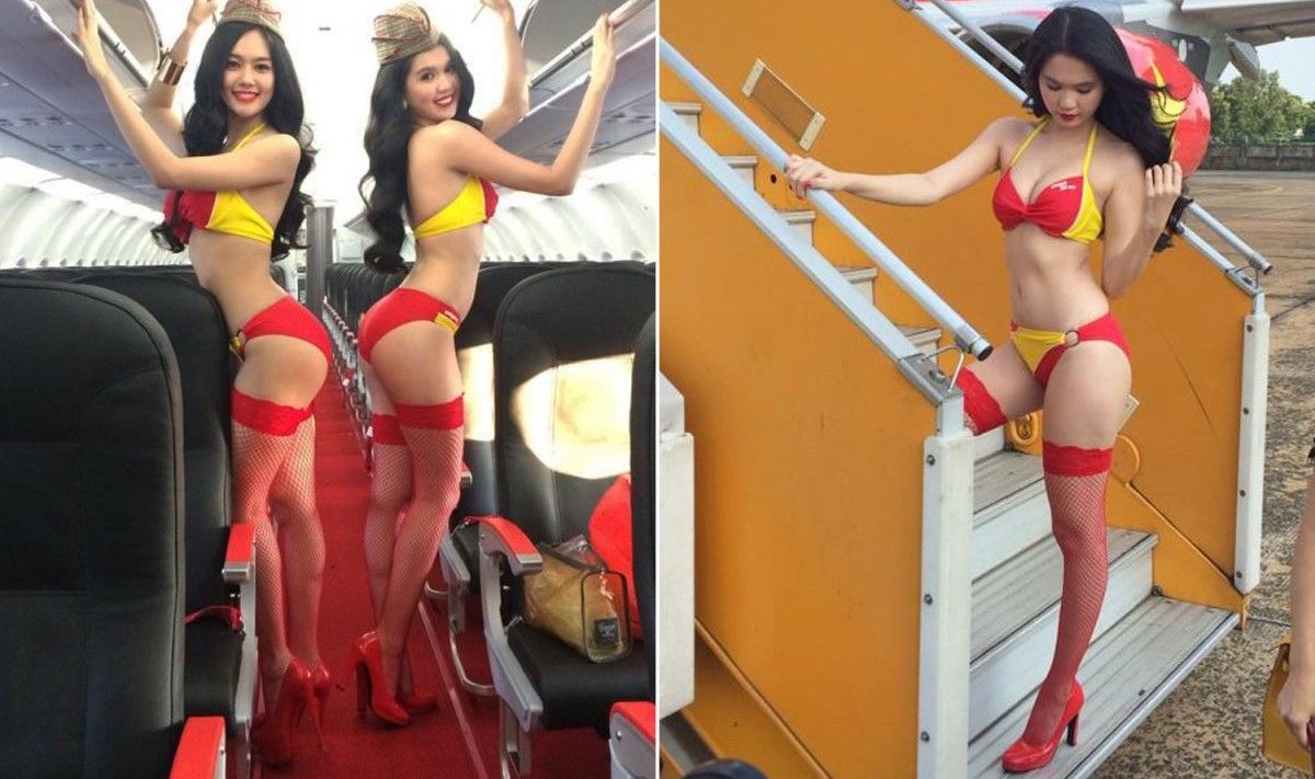 The World S 10 Hottest Flight Attendant Selfies Therichest