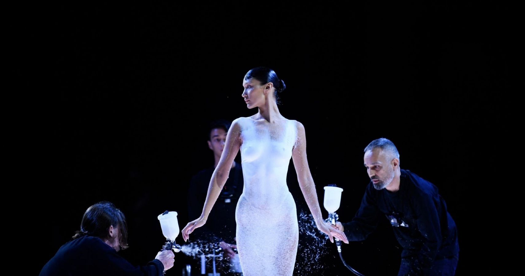 green emerald velvet dress 1998 Versace Couture Documented Runway Sheer Floral Silk Slip Dress